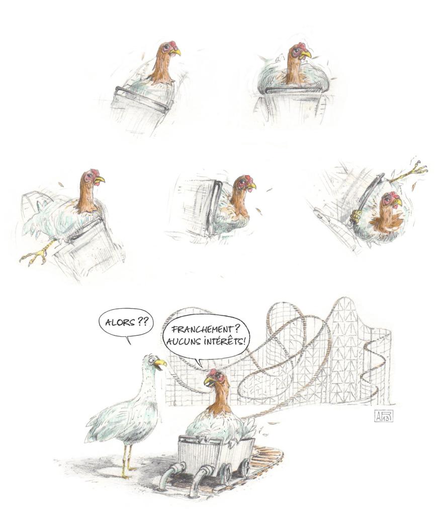 Un poulet sur des montagnes russes- Arnaud Rafaelian 